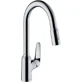 Hansgrohe Spültischmischer DN 15, mit sBox, Ausziehbrause chrom chrom 220 mit sBox, Ausziehbrause