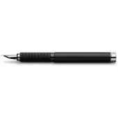 Faber-Castell Faber Castell Füller Basic Black Leder Feder EF