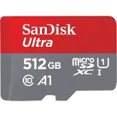 SanDisk SDSQUAR-512G-GN6MA, 512 GB, MicroSDXC, Klasse 10, UHS-I, 100 MB/s, Class 1 (U1)
