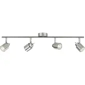 Philips Essentials Meranti Decken-/Wandspot, 4x, Strahler Oberflächenbeleuchtung, GU10, 4 Glühbirne(n), LED, 220-240 V, Chrom