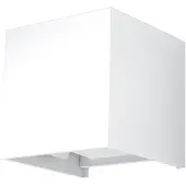 Sollux Wandleuchte LUCA weiß LED IP54 1xLED 7W Aluminium 10x10x10cm