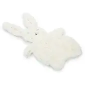 Beeztees Puppy Dufttuch 40cm Weiss, Motiv:Hase Nijno