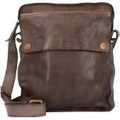 Harold's Leder Umhängetasche Submarine Crossbag Brown dunkelbraun