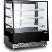 Saro Gastro-Products GmbH Saro Kühlvitrine PATRICIA, gehärtetes Glas, Bruchsichere Küchenvitrine mit drei verstellbaren Glasböden, 1 Kühlvitrine