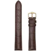Hirsch 01028010-1-20 Uhren-Armband Duke L 20 mm Leder Dunkelbraun