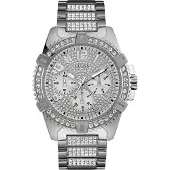 GUESS Herren Uhr Armbanduhr FRONTIER W0799G1 Edelstahl silber