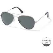 Polaroid 04213 Herren-Sonnenbrille mit Vollrand, Metall