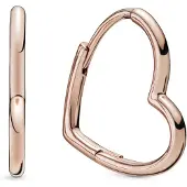 Pandora 288307 Damen-Creolen Asymmetric Hearts of Love