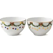 Royal Copenhagen Star Fluted Schüssel 10,5 cm, 2er-Set