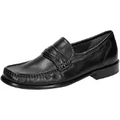 Sioux Como Protektorsohle schw. Herren Slipper in Schwarz, Größe 10.5