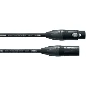 Cordial PEAK CPM 1 FM, XLR (3-pin), Männlich, XLR (3-pin), Weiblich, 1 m, Schwarz