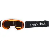 Republic Goggle R610 Kids Skibrille, White