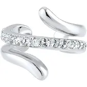 Elli Ohrringe Earcuff Twisted Kristalle 925 Silber Elli Silber