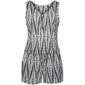 LASCANA Overall mit Reißverschluss am Ausschnitt, Jumpsuit mit Alloverprint