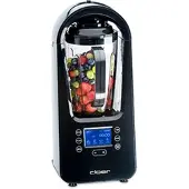 Cloer 6980 Vakuum Standmixer / 800 Watt / 21.000 U/Min. / inkl. Vorratsbehälter/Vakuumventil/Automatikprogramme/Eis-Crush-Funktion/Reinigungsfunktion/schwarz, 1500 milliliters