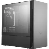 Cooler Master Silencio S400, Mini Tower, PC, Schwarz, micro ATX, Mini-ITX, Kunststoff, Stahl, Gehärtetes Glas, 16,6 cm