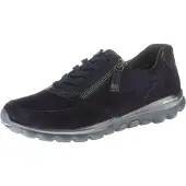 Gabor RollingSoft Damenschuhe - sportliche Schnür- Halbschuhe blau Freizeit