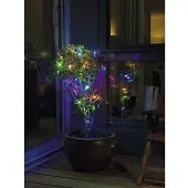 Konstsmide Micro LED Lichterkette, gefrostet, 120 bunte Dioden