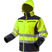 GRUPA TOPEX Softshell-Warnjacke mit Reflektionsstreifen neongelb XXXL