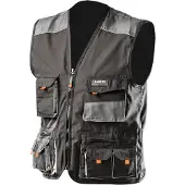 Neo Tools Profi Arbeitsweste Größe S-XXL (neo) L