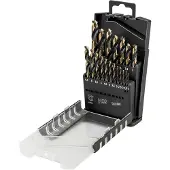 Graphite HSS cylindrical set of metal drills 1.0-10.0 mm (55H089)