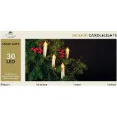 Annas collection Kerze Beleuchtung 30 Lichter 7,5 Meter LED