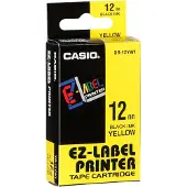 Casio Schriftband XR-12YW1, 12 mm breit, gelb