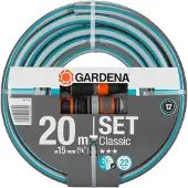 Gardena klassischer Gartenschlauch mit Zubehör - Durchmesser 15mm - 20m 18014-26