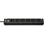 Brennenstuhl 1150650316, 3 m, Drinnen, Schwarz, 6 AC-Ausgänge, 400 mm, 350 mm