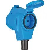 Brennenstuhl 1080980, Drinnen, IP44, Blau, 2 AC-Ausgänge, 230 V, 16 A