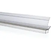 Huppe Wasserabweisprofil gerade für 6mm Glas, Länge 1000mm Ref.:070057000