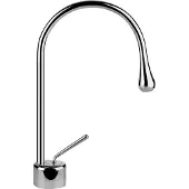 Gessi Goccia Waschtisch-Einhebelmischer mit Auslauf Radius 90 mm, ohne Ablaufgarnitur, Ausladung 174