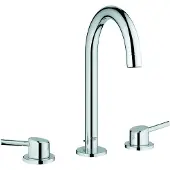 GROHE Concetto 3-Loch-Waschtischbatterie mit Zugstangen-Ablaufgarnitur chrom - 20216001