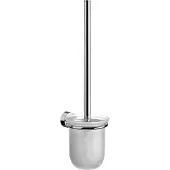 Emco WC-Bürstengarnitur Rondo 2 chrom/Kristallglas satiniert 451500101