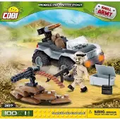 COBI Kleine Armee Wüste Artillerie Fahrzeugbausatz 100-teilig 2199