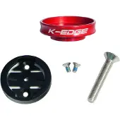 K-EDGE Garmin Computer Mount Gravity Cap Red Anodize Rot