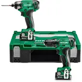 HiKOKI KC12DAWAZ Kombiset DS12DA Bohrschrauber + WH12DA Schlagschrauber 12 Volt 2.5 Ah Li-ion
