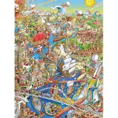 Heye Pieko i niebo. Puzzle + plakat, 1500 elementów