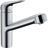 Hansgrohe Focus M42 Armatur Wasserhahn Einhebel-Küchenmischer 150, Ausziehauslauf, 1jet, sBox Chrom - inkl.