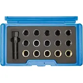SW-Stahl 10610L Zündkerzengewinde-Reparatursatz M14 x 1,25, 16-teilig