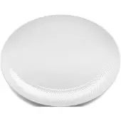 Lyngby Porcelæn - Rhombe Weißes Servierplatte - 35x26,5 cm