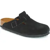 Birkenstock Unisex Boston Weiches Fußbett Wildleder Black Narrow-Schuhgröße 37