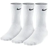 Nike Skarpety męskie Lightweight Crew 3pak białe r. 42-46 (SX4704-101)