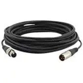 Kramer Electronics XLR Quad Style, 0.9m, XLR (3-pin), Männlich, XLR (3-pin), Weiblich, 0,9 m, Schwarz
