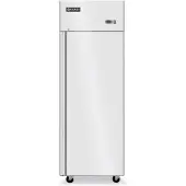 Hendi Arktic Tiefkühlschrank Profi Line mit 1 Türe 3 Böden und 940 Liter aus Edelstahl