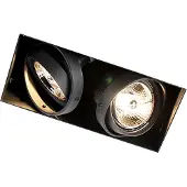 QAZQA Smarter Einbaustrahler Schwarz Rahmenlos 2 Flammig inkl 2 Wifi GU10 70mm Oneon