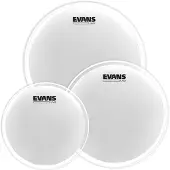 Evans UV2-Beschichtung Fusion Tom Pack 10" 12" 14" Köpfe & EQ PODS Pack