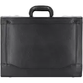 Alassio Jüscha Pilotenkoffer ANCONA mit Laptopfach und Hängeregistervorrichtung schwarz Leder 45042