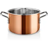 Eva Solo Kochtopf, Suppentopf, Topf, Soßentopf, Induktionstopf, Kochen, Küche, Kupfer/Edelstahl, Ø 20 cm, 3.9 L, 271013