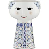 Björn Wiinblad – Eva Vase – H18,5 Cm – Blau